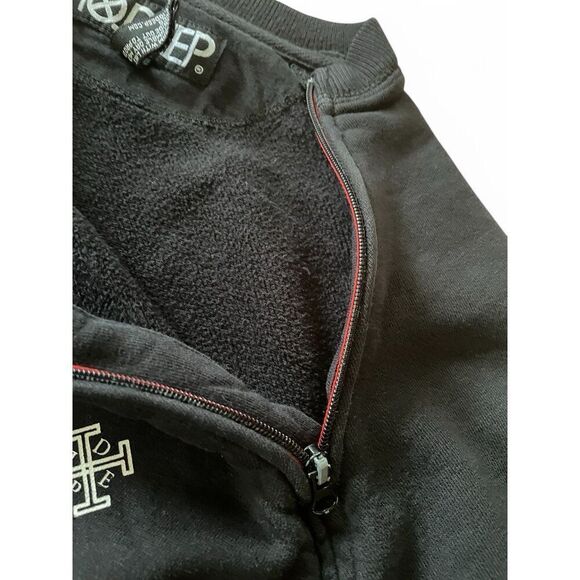 10.Deep Black/Red Sweatshirt. DEEP CULT OF IND'S NY class of'95 Men's Sz M - Picture 4 of 9
